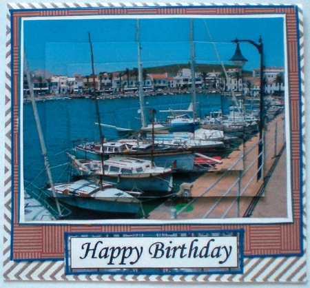 Harbour Stacker Card - with Matching Tags by Pamela Horton