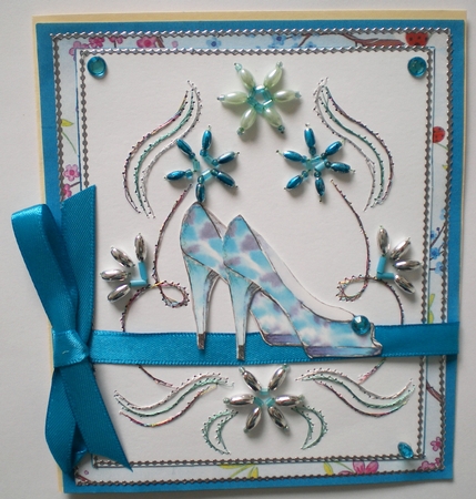 Ed103 Border Floral by Pamela Horton