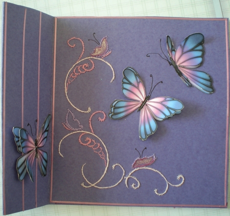 Ed108 Butterfly Border by Pamela Horton