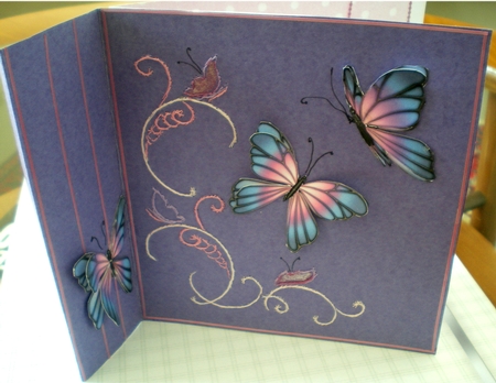 Ed108 Butterfly Border by Pamela Horton