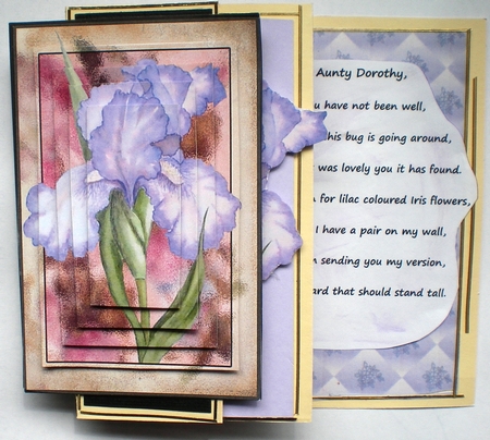 Iris Multi Greetings Pyramid and Step by Step by Pamela Horton