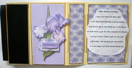 Iris Multi Greetings Pyramid and Step by Step by Pamela Horton