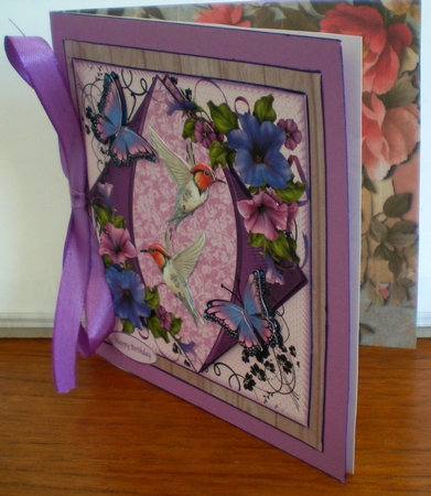 Floral Birds and Butterflies Topper & Decoupage by Pamela Horton