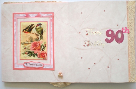 Lovely Vintage Birds and Roses  by Pamela Horton