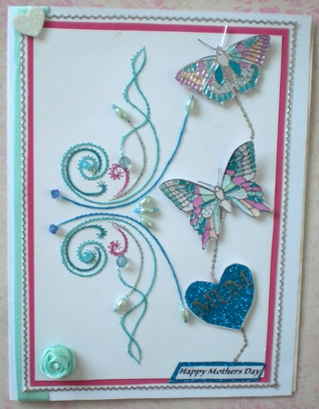 Ed130 Butterfly Border by Pamela Horton