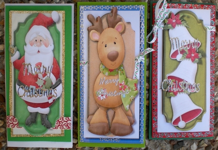 D.l Three Ouick and Easy Christmas Cards by Pamela Horton
