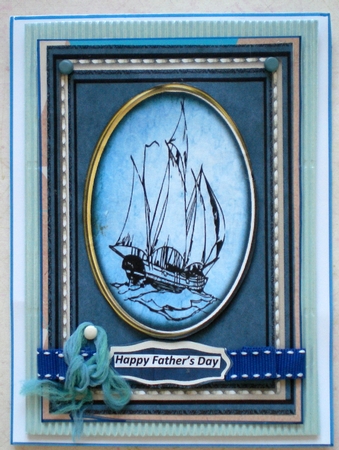 Two Lovely Sailing Ship Toppers  by Pamela Horton