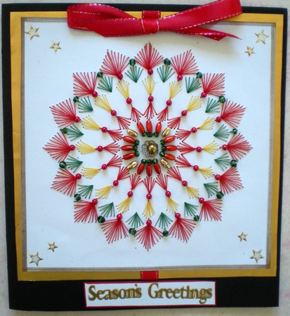 Ed135 Christmas Mandala by Pamela Horton