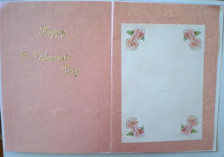 Vintage Valentine Cherubs A4 by Pamela Horton