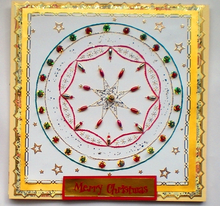 Ed144 Christmas Mandala by Pamela Horton