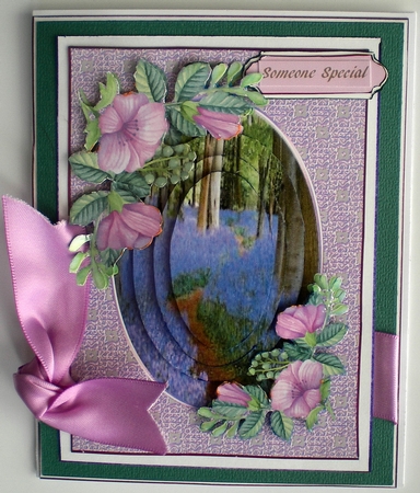 Lovely pyramid Beautiful Bluebell Walk by Pamela Horton
