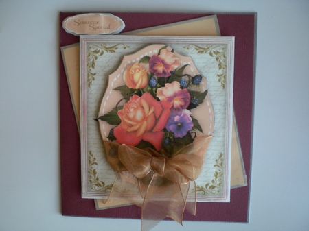 Beautiful Vase of Summer Flowers  by Pamela Horton