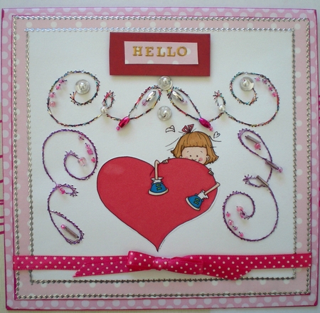 ED155 Christmas border by Pamela Horton