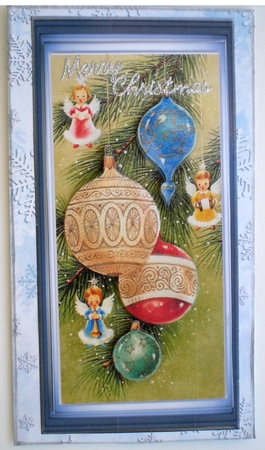 3 Beautiful Christmas Dl Cards  by Pamela Horton