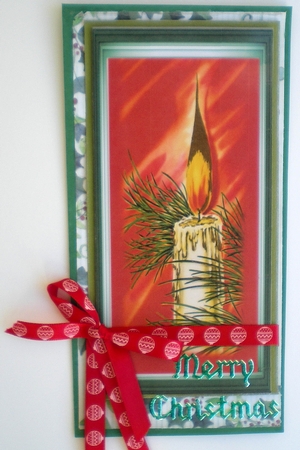 3 Beautiful Christmas Dl Cards  by Pamela Horton