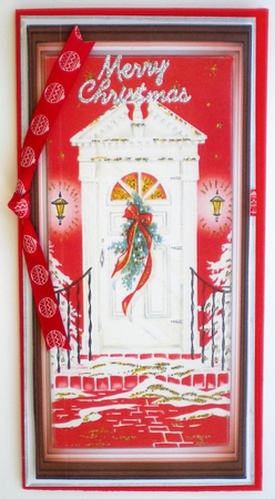 3 Beautiful Christmas Dl Cards  by Pamela Horton