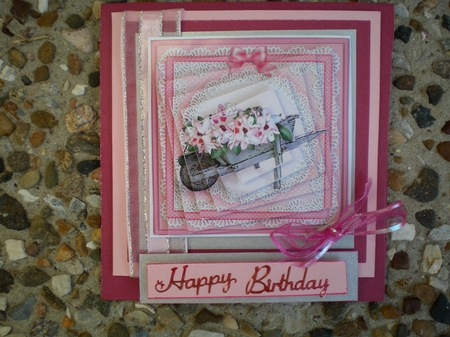 Flower Filled Wheelbarrow Twisted Pyramage sheet by Pamela Horton
