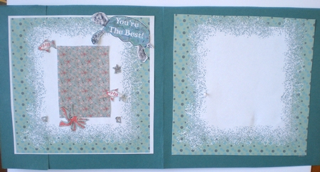 MERMAID MINI KIT-7 by 7 inch Decoupage and insert Mermaid Fantasy Kit, with Decoupage & Commercial Use by Pamela Horton