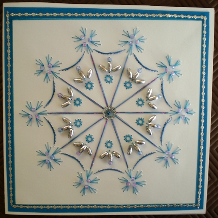 ED180 Aqua Mandala by Pamela Horton