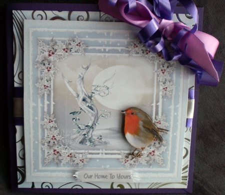 Robin in the Winter Snow  by Pamela Horton