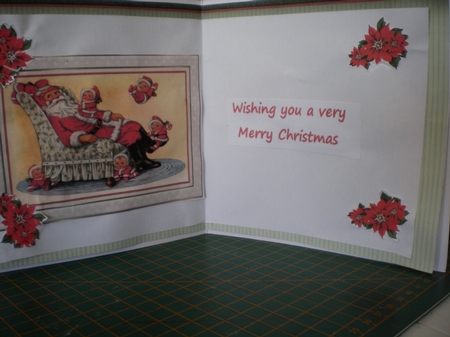 Santa & His Helpers Insert by Pamela Horton