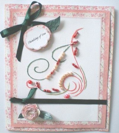 PINK WATERCOLOUR FLORAL BACKGROUND (Includes Commercial Use) by Pamela Horton