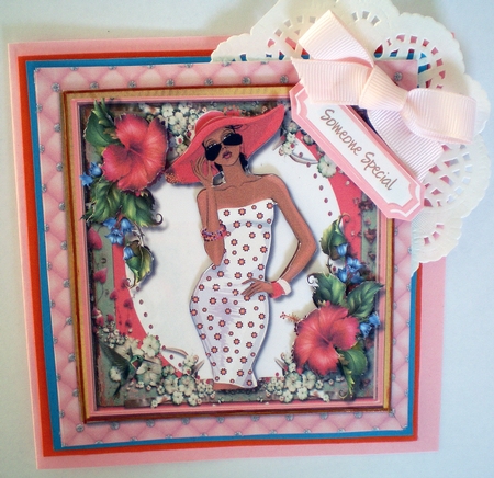 Lady in the Flowers by Pamela Horton