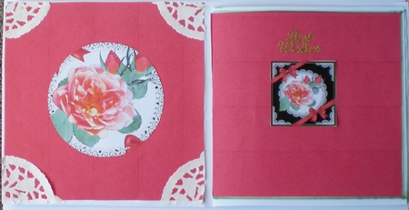 Rose and Lace Circle Pyramage Topper by Pamela Horton