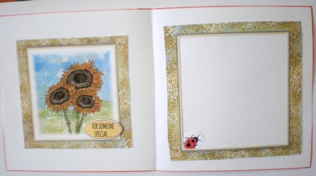 HAPPY BIRTHDAY SUNFLOWERS: 7x7, with  Optional Sunflower decoupage and Commercial Use by Pamela Horton