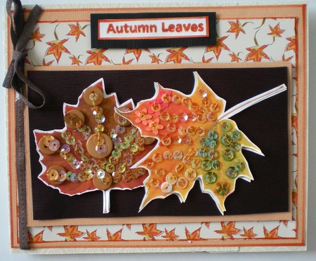 AUTUMN/FALL LEAVES BACKGROUND with Commercial Use by Pamela Horton