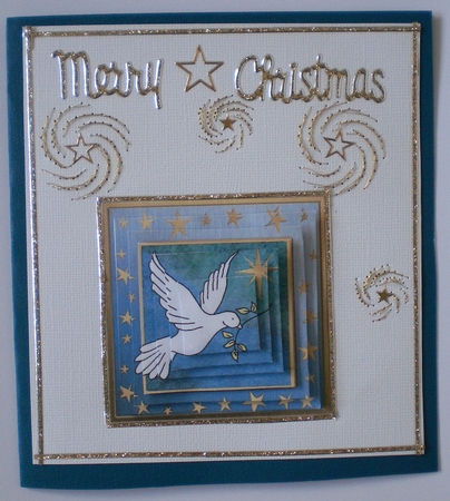 Christmas Dove Pyramage sheet by Pamela Horton