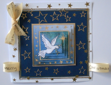 Christmas Dove Pyramage sheet by Pamela Horton