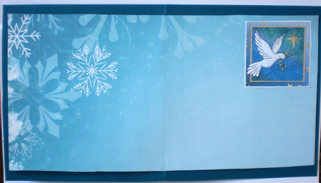 Christmas Dove Pyramage sheet by Pamela Horton