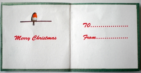 ROBIN CHRISTMAS DECOUPAGE: 8 by 8 Inch Mini Kit with 8 Sentiment Tags & Commercial Use by Pamela Horton