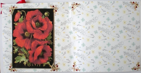 Delightful Poppies 7 x 7 Decoupage by Pamela Horton