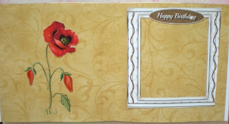 Stunning Red Poppies in a Sepia Frame  by Pamela Horton