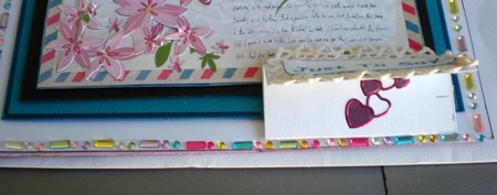 Post Card - Life Is A Journey - Floral by Pamela Horton