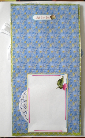BLUE DAISIES: Painted Floral Background by Pamela Horton