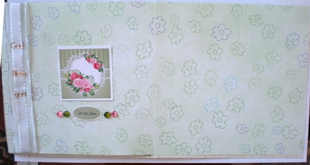 Lovely Florals 7 X 7 Card Topper + Gift Tag by Pamela Horton