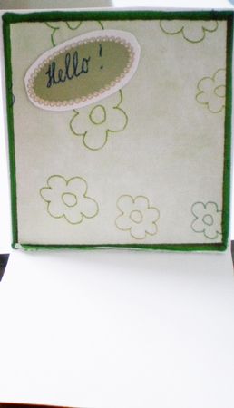 Lovely Florals 7 X 7 Card Topper + Gift Tag by Pamela Horton