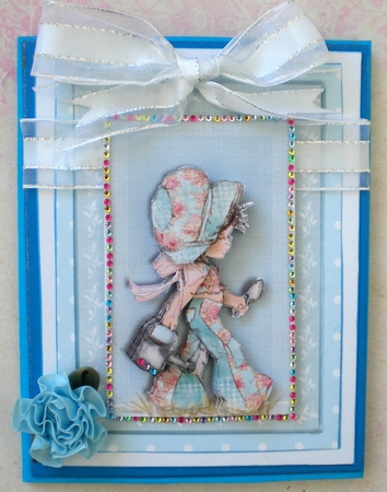 Spring Is Here, Off To The Garden Card Front by Pamela Horton