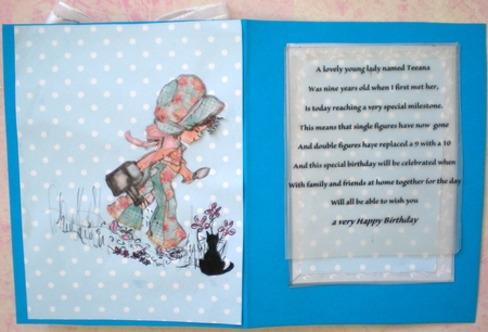 Spring Is Here, Off To The Garden Card Front by Pamela Horton
