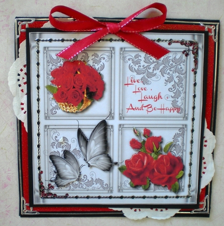 4, Square , Live, Love ,Laugh, and be Happy  by Pamela Horton