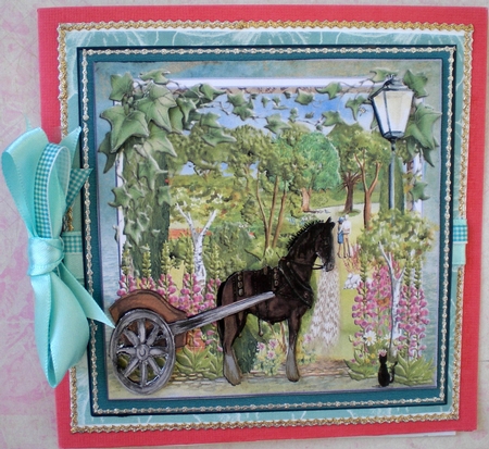Lovers Lane 7x7 by Pamela Horton