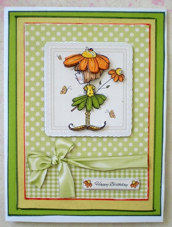 Have A Magical Day - Fairy Card Topper by Pamela Horton
