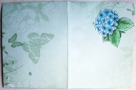 Pretty In Pastel Three Square Quick Card by Pamela Horton
