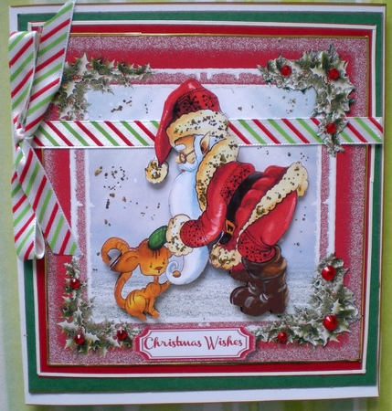 Santa and The Cat  by Pamela Horton