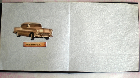 Male Card Vintage Car by Pamela Horton