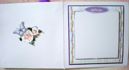 Beautiful Lilac Butterflys and Magnolias by Pamela Horton