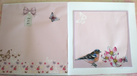 Lovely Watercolor Bird Topper by Pamela Horton